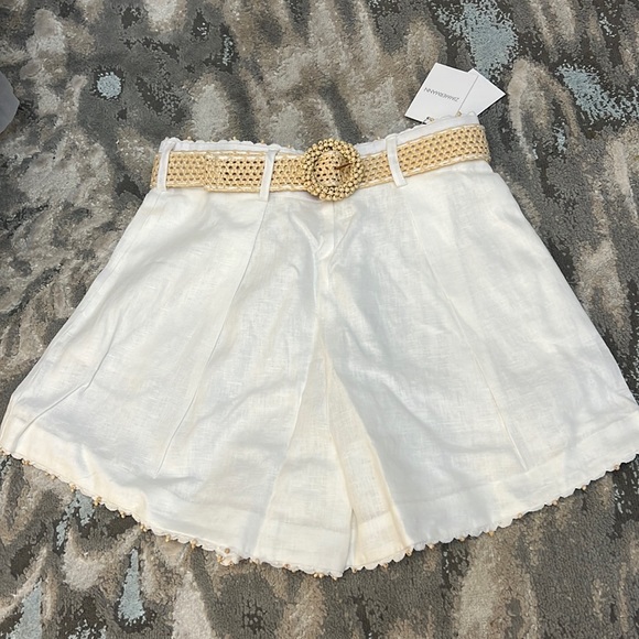 Zimmermann Pants - ZIMMERMANN
Tiggy Tuck Short in Ivory
